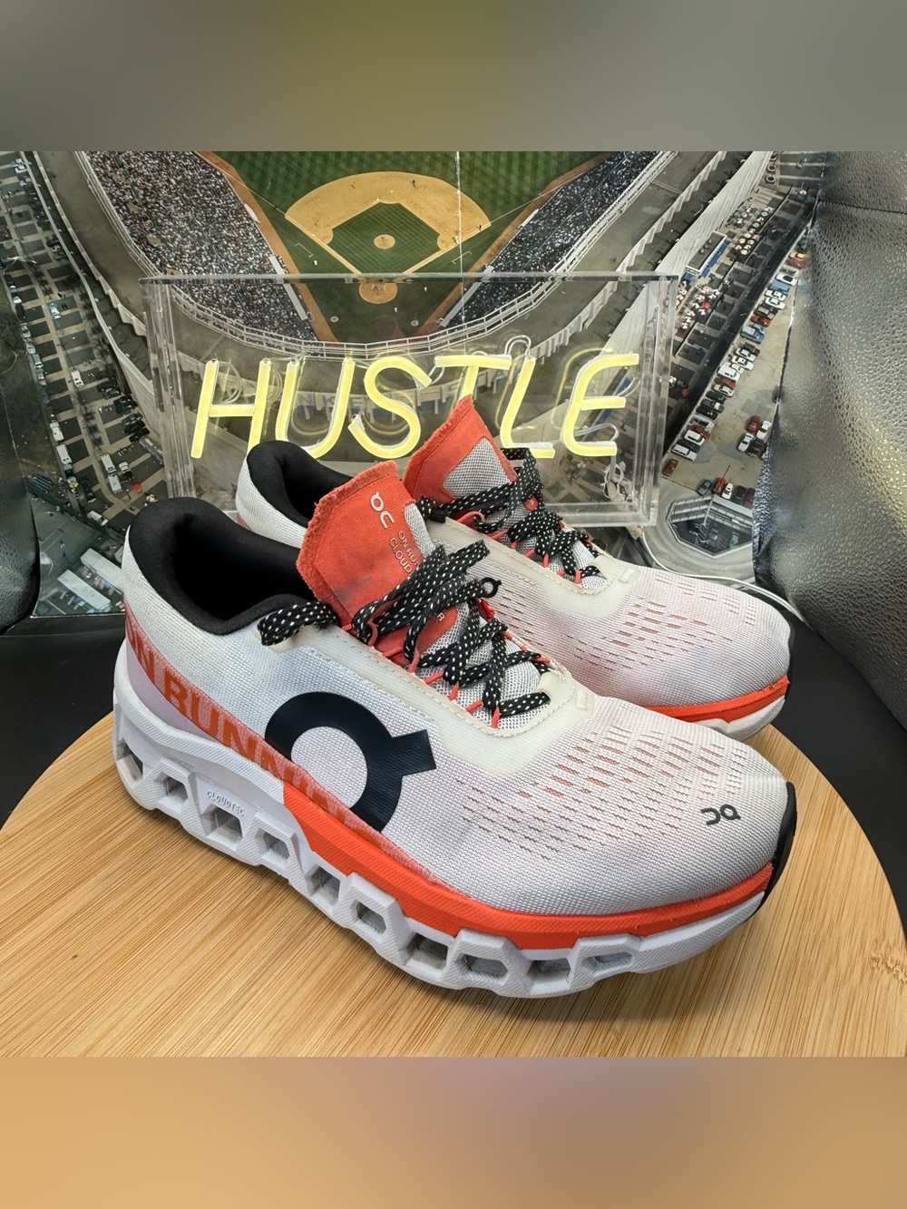 On Running Cloudswift 2 White Orange Performance Sneakers